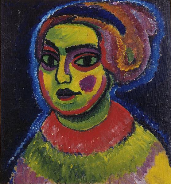 Alexej Jawlensky, Infantin, 1912, Kunstmuseum Mülheim an der Ruhr.