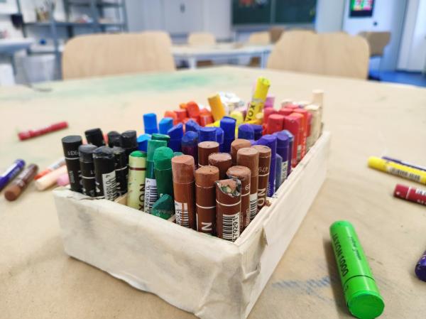Blick in die Malschule