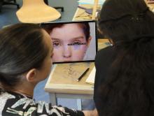 Werbebild Kunstkurs Erwachsene, Foto: Carmen Speckin.