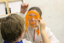 Malschule, Kunstworkshop, Werkbeispiel Porträt