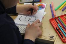 Werbebild für einen Kunstkurs für Kinder im Kunstmuseum