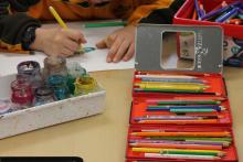 Werbebild für Kunstkurs für Kinder im Kunstmuseum