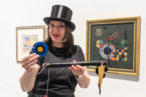 Magische Führungen im Kunstmuseum, Foto: Helena Grebe / Stadt Mülheim an der Ruhr.
